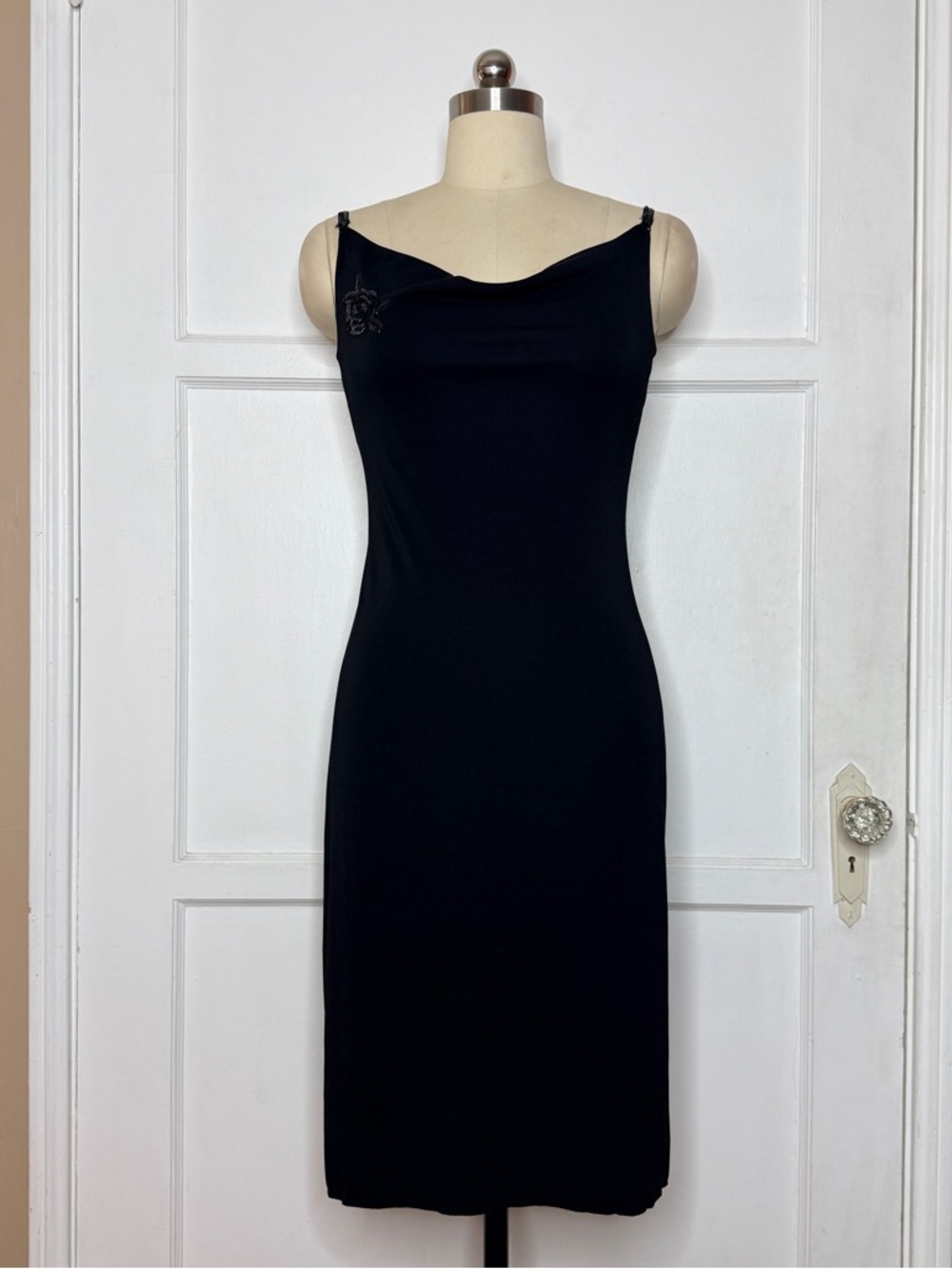 Esprit black midi dress